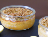 Douceur de citron et crumble de pistache