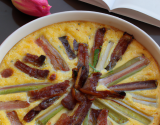 Clafoutis aux poireaux et lardons