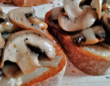 tartines de champignons