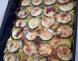 Courgettes et pommes de terres en gratin