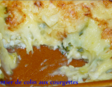 Parmentier de colin aux courgettes