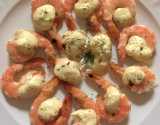 Scampi au boursin