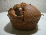 American Muffins à ma façon aux figues et cœur de chocolat