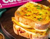 Croque-monsieur aux tranches végé curry cumin