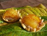 Tartelettes à la confiture de châtaignes et aux pommes caramélisées