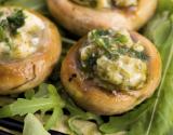 Champignons farcis au beurre d'escargot