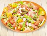 Salade croquante au jambon de parme