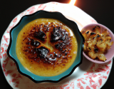 Crème brulee à la chicoree