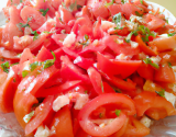 Salade de tomate façon Malgache