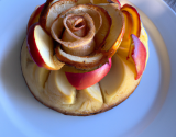 Charlotte aux pommes à la crème fleurette et manzana