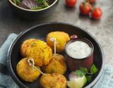 Boulettes de crevettes et patate douce