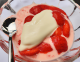 Dame Blanche aux fraises