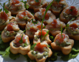 Canapés de Ratte façon Sud