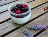 Panna cotta vanille et fruits rouges