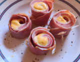 Roulés de jambon au fromage