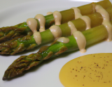 Asperges vertes à l'huile de Nyons