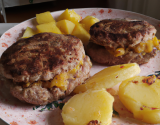 Hamburgers de pommes de terre maison