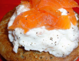 Blinis et chantilly de crevettes