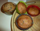 Muffins aux pépites de chocolat à base de lait et beurre