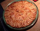 Tarte aux pommes façon grand-mère à la crème sucrée