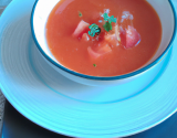 Soupe de tomate à la grenadine