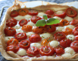 Tarte tomates cerises-mozarella