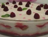 Tiramisu acidulé aux framboises