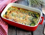 Gratin de courgettes au gruyère