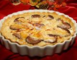 Tarte à l'andouille de Vire aux pommes et au camembert