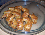 Mini cannelés jambon fumé et herbes