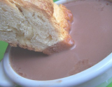 Chocolat communion et pain au beurre