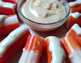 Bouchées de surimi et sauce rafraîchissante