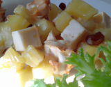 Salade poulet ananas raisins sec