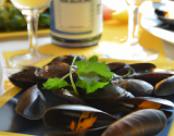 Moules de Bouchot au Muscadet