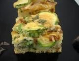 Omelette courgette-oignons