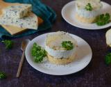 Mini cheesecake à la fourme d'Ambert et à la poire