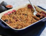 Crumble de figues aux noix