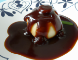 Capeline de chocolat sauce bourbon