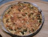 Tarte courgette et au saumon