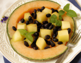 Melon aux myrtilles