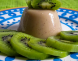 Dessert au lait de riz et chocolat blanc