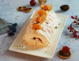 Bûche de Noël façon pavlova