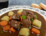 Guinness beef Stew ou bœuf bourguignon irlandais