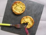 Tartelettes 'tatin' de courgettes au jambon de Vendée