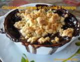 Crumble aux poires et chocolat