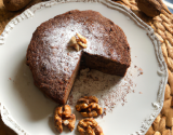 Cake au cacao et aux noisettes