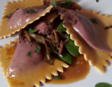 Ravioli de langues de canard