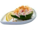 Avocats grillés aux crevettes