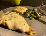 Escalope de dinde avec sa fraîcheur fromagère