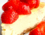 Cheesecake à la marinade de fraises